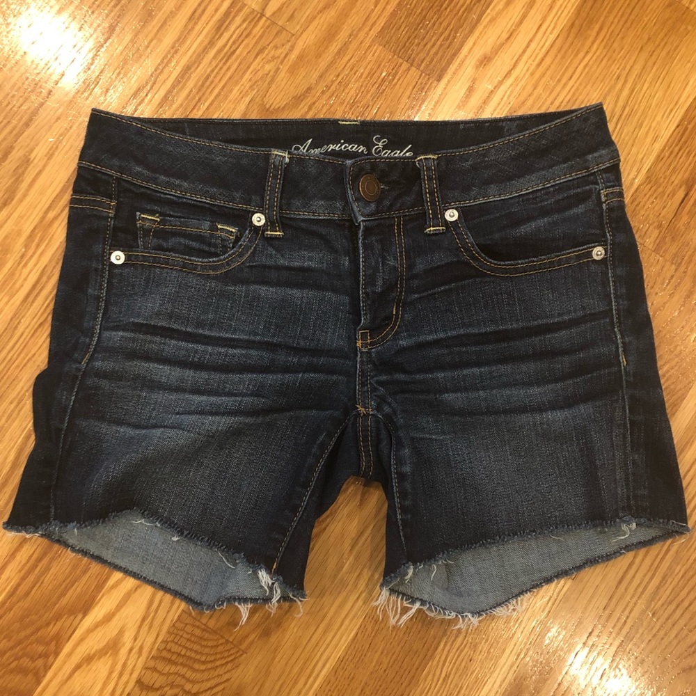 America Eagle cutoff jean shorts